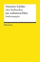 Friedrich Schiller, Alexander Kosenina - Der Verbrecher aus verlorener Ehre, Häftad