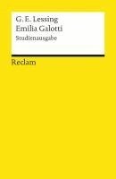 Gotthold Ephraim Lessing, Elke Bauer, Bodo Plachta - Emilia Galotti, Häftad