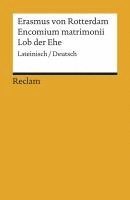 Erasmus von Rotterdam, Gernot Krapinger - Encomium matrimonii / Lob der Ehe, Häftad