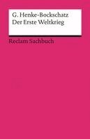 Gerhard Henke-Bockschatz - Der Erste Weltkrieg, Häftad