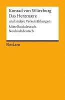 bokomslag Das Herzmaere und andere Verserzählungen