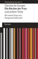 bokomslag Die Rechte der Frau und andere Texte