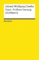 bokomslag Faust - Frühere Fassung ('Urfaust')