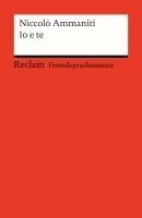 Niccolò Ammaniti, Dorothea Zeisel - Io e te, Häftad