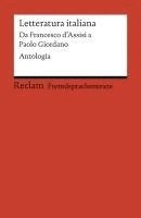 bokomslag Letteratura italiana