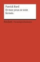 Patrick Bard, Ernst Kemmner - Et mes yeux se sont fermés, Häftad