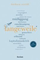 Barbara Streidl - Langeweile. 100 Seiten, Häftad