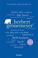 Wieland Schwanebeck - Herbert Grönemeyer. 100 Seiten, Häftad