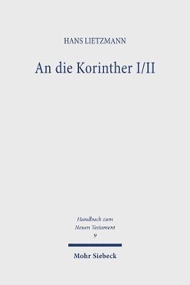 Hans Lietzmann - An die Korinther I/II, Inbunden