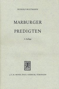 bokomslag Marburger Predigten