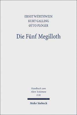 bokomslag Die Fnf Megilloth