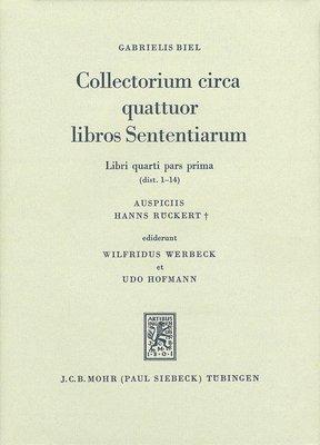 bokomslag Collectorium Circa Quattuor Libros Sententiarium