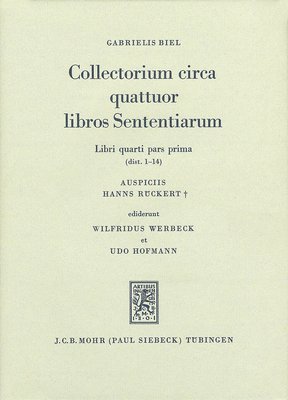 bokomslag Collectorium circa quattuor libros Sententiarium