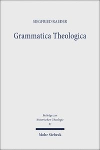 bokomslag Grammatica Theologica