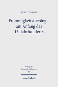 bokomslag Frömmigkeitstheologie am Anfang des 16. Jahrhunderts