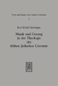 bokomslag Musik und Gesang in der Theologie der frhen jdischen Literatur