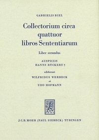 bokomslag Collectorium circa quattuor libros Sententiarium