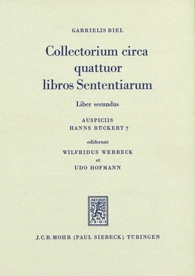 bokomslag Collectorium Circa Quattuor Libros Sententiarium