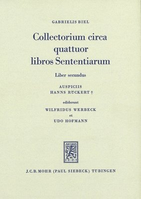 bokomslag Collectorium circa quattuor libros Sententiarium