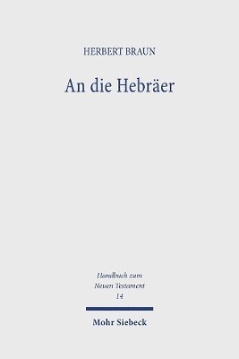 Herbert Braun - An die Hebräer, Häftad