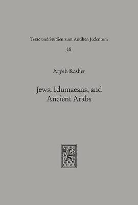 bokomslag Jews, Idumaeans, and Ancient Arabs