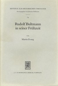bokomslag Rudolf Bultmann in seiner Frhzeit