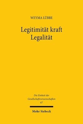 bokomslag Legitimitt kraft Legalitt