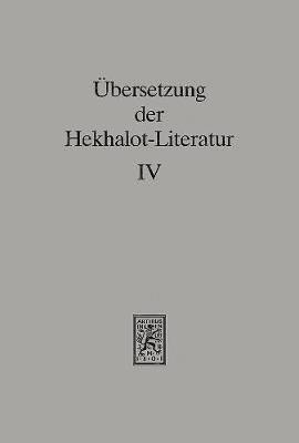bokomslag bersetzung der Hekhalot-Literatur