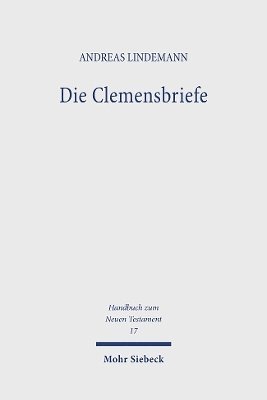 Andreas Lindemann - Die Clemensbriefe, Häftad