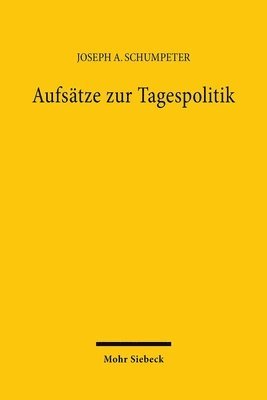 bokomslag Aufsätze zur Tagespolitik