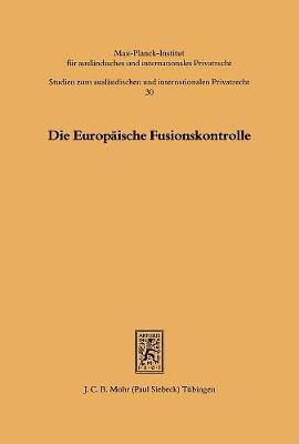 Die Europische Fusionskontrolle 1