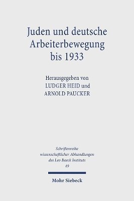 Juden und deutsche Arbeiterbewegung bis 1933 1