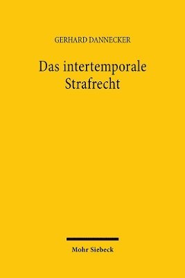 bokomslag Das intertemporale Strafrecht