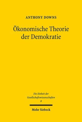 Anthony Downs, Rudolf Wildenmann - Ökonomische Theorie der Demokratie, Häftad