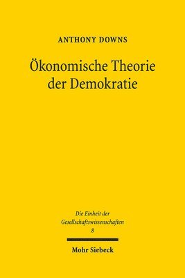 bokomslag konomische Theorie der Demokratie