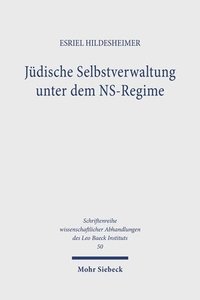 bokomslag Jüdische Selbstverwaltung unter dem NS-Regime