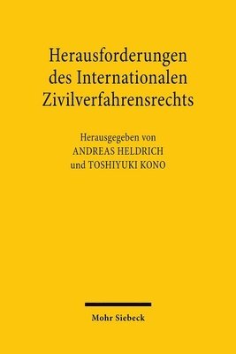 bokomslag Herausforderungen des Internationalen Zivilverfahrensrechts