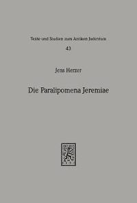 bokomslag Die Paralipomena Jeremiae