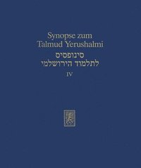 bokomslag Synopse Zum Talmud Yerushalmi: Band IV: Ordnung Neziqin. Ordnung Toharot: Nidda