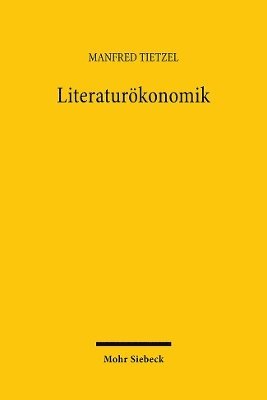 bokomslag Literaturkonomik