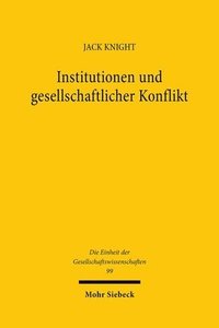 bokomslag Institutionen und gesellschaftlicher Konflikt