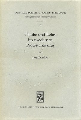 bokomslag Glaube Und Lehre Im Modernen Protestantismus: Studien Zum Verhaltnis Von Religiosem Vollzug Und Theologischer Bestimmtheit Bei Barth Und Bultmann Sowi