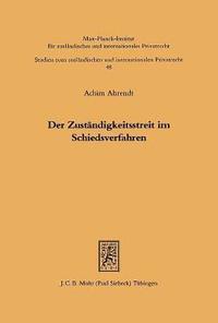 bokomslag Der Zustndigkeitsstreit im Schiedsverfahren