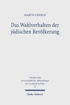 Das Wahlverhalten der jüdischen Bevölkerung