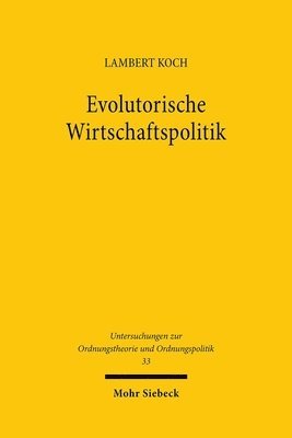 bokomslag Evolutorische Wirtschaftspolitik