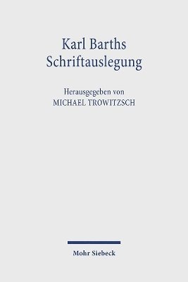 bokomslag Karl Barths Schriftauslegung