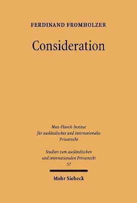Ferdinand Fromholzer - Consideration, Häftad