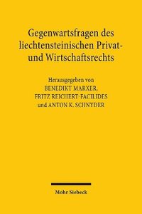 bokomslag Gegenwartsfragen des liechtensteinischen Privat- und Wirtschaftsrechts