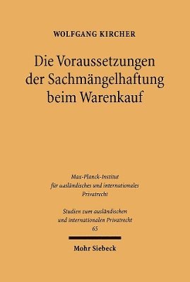 bokomslag Die Voraussetzungen der Sachmngelhaftung beim Warenkauf