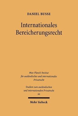 bokomslag Internationales Bereicherungsrecht